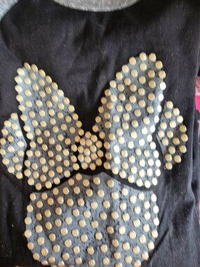 Disney Parks Official Authentic Minnie Mouse Top Sz Sm- Discontinued Style